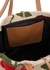 Apple-print faux shearling top handle bag - JW Anderson