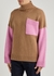 Colour-blocked knitted jumper - JW Anderson