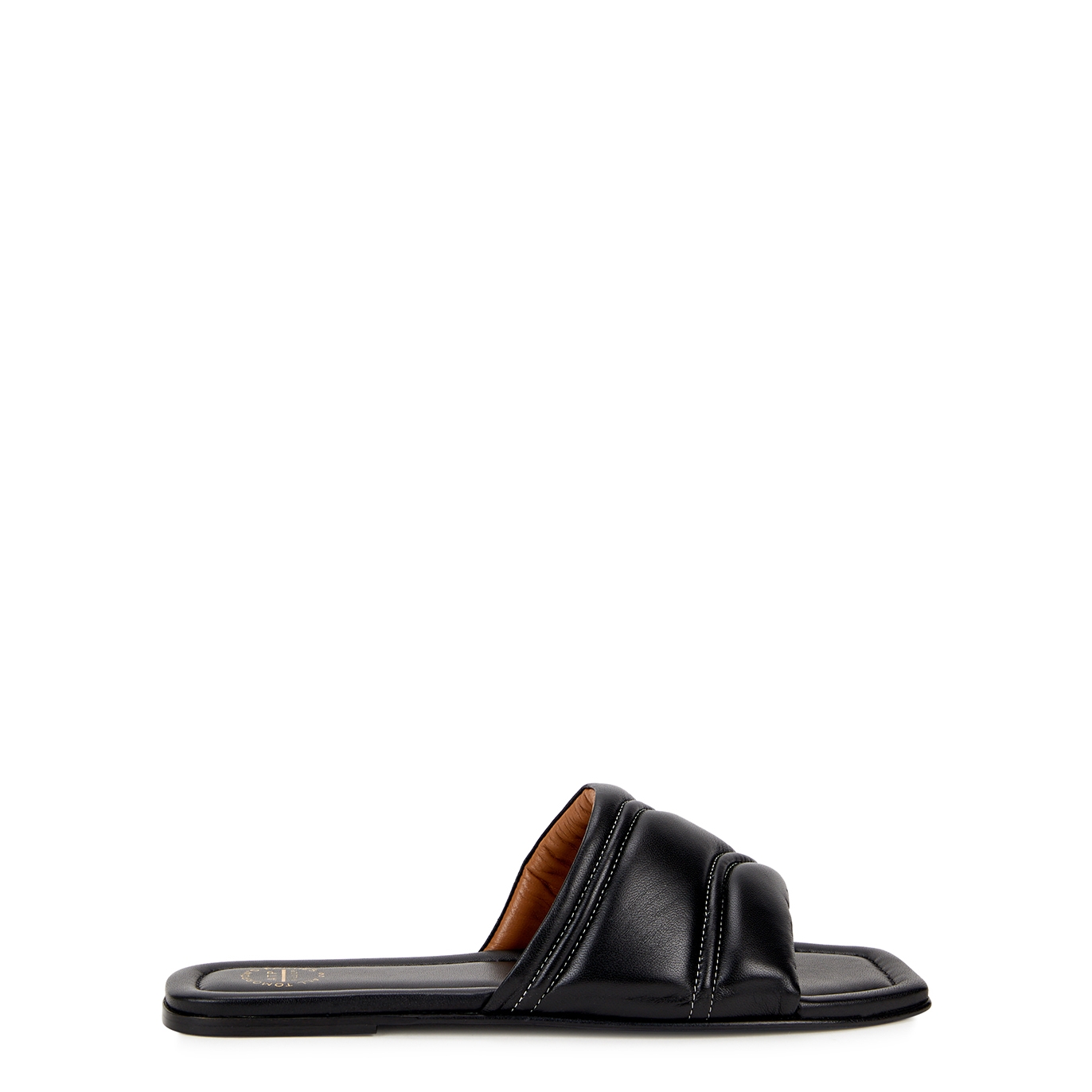 Atp Atelier Forio Quilted Leather Sliders