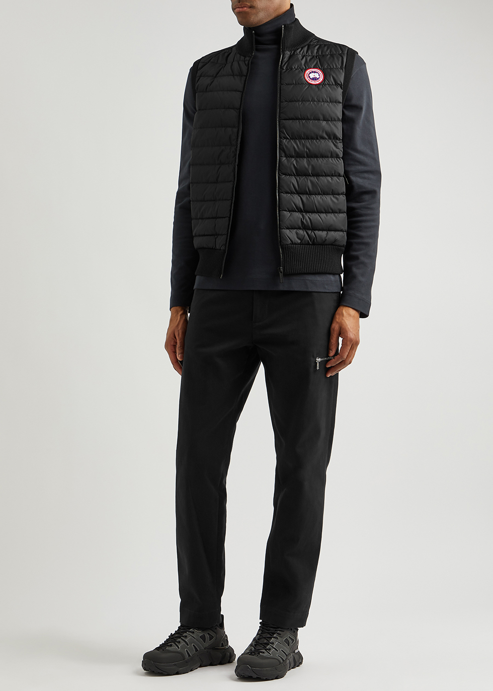 Canada Goose Hybridge Knit quilted shell and wool gilet Harvey Nichols