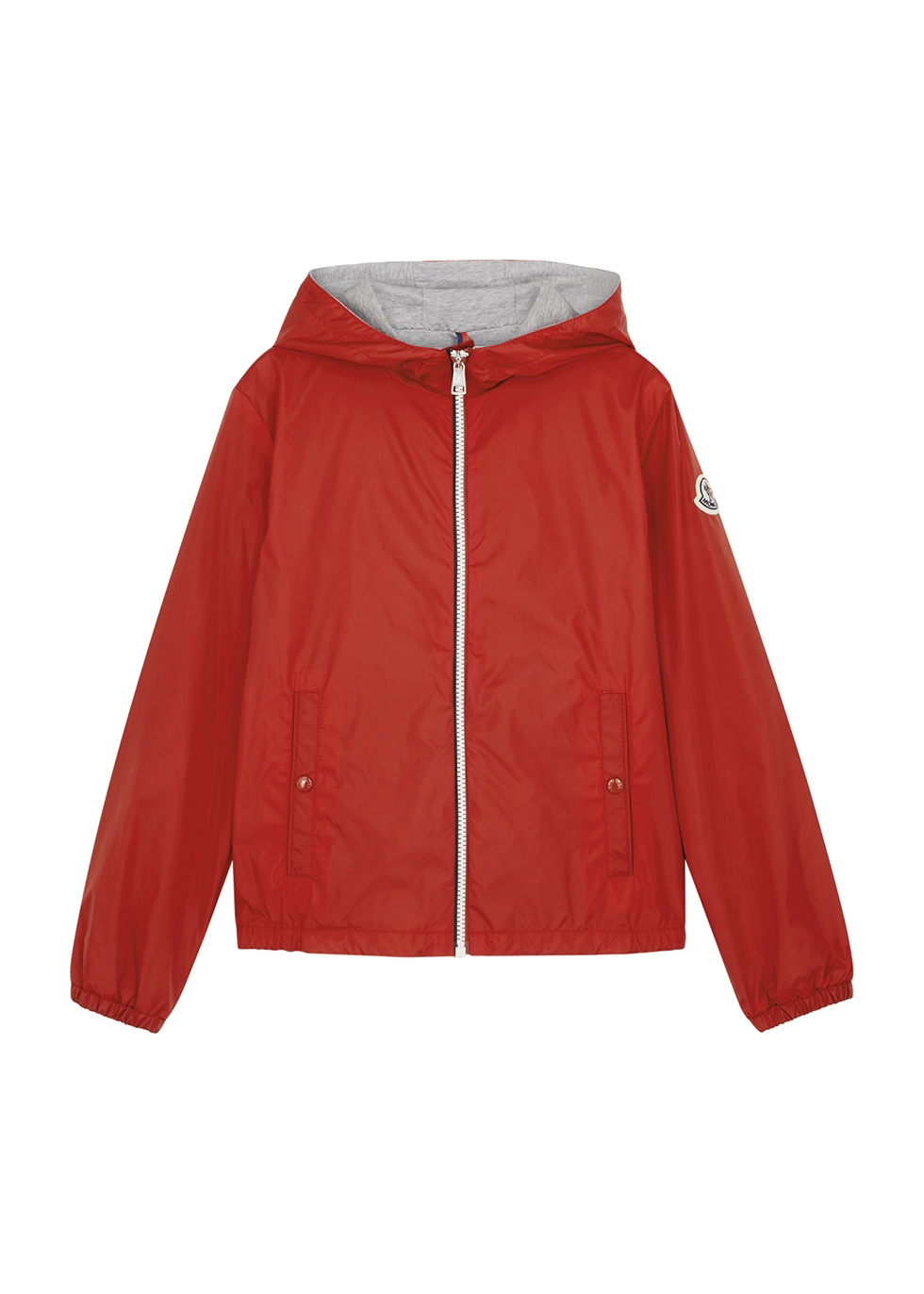 Moncler Kids New Urville Shell Jacket (12-14 Years) In Red | ModeSens