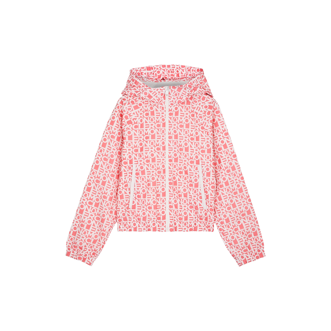 Moncler Kids Logo-print Shell Jacket (12-14 Years) - Pink Other