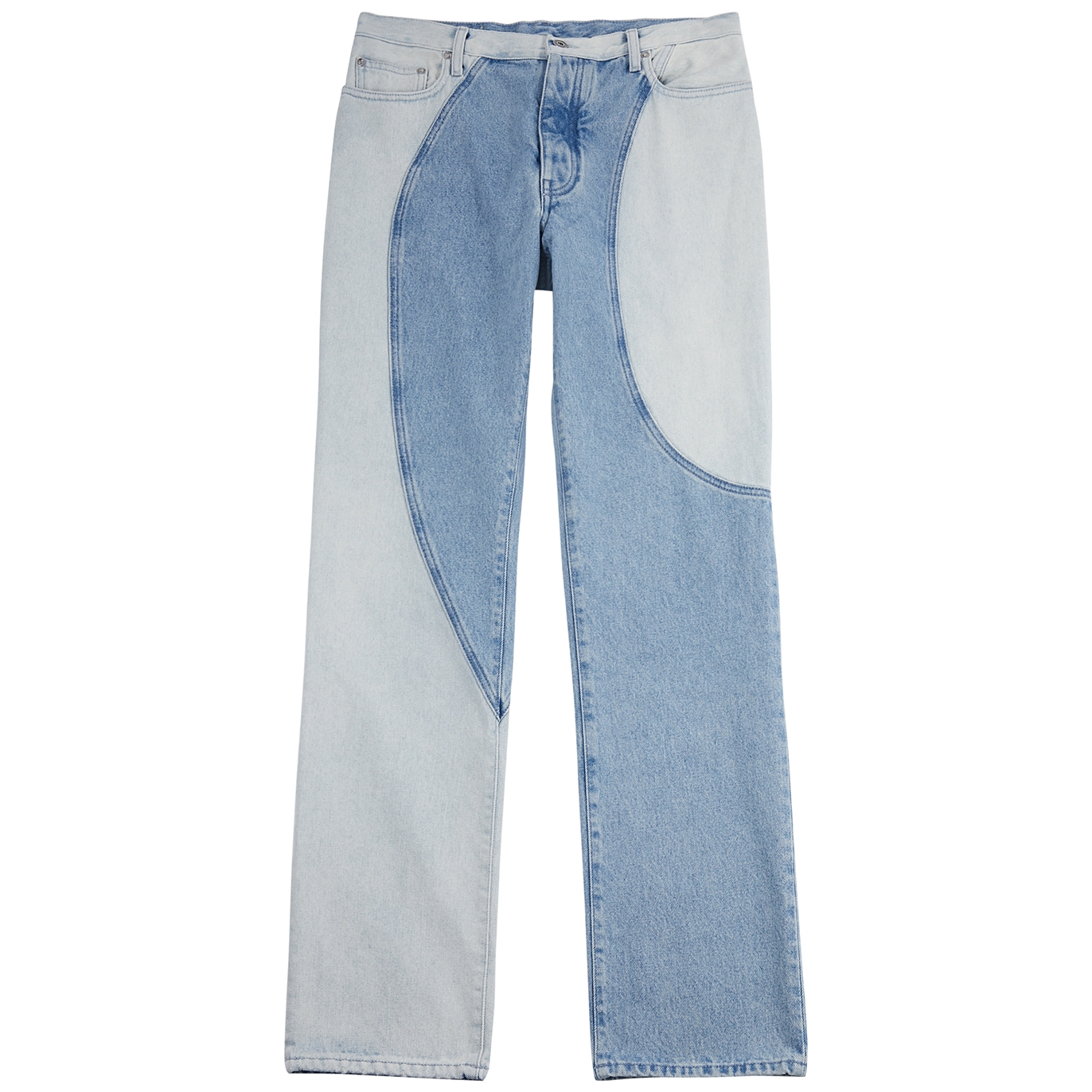 Off-White Western Panelled Straight-leg Jeans