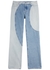 Western panelled straight-leg jeans - Off-White