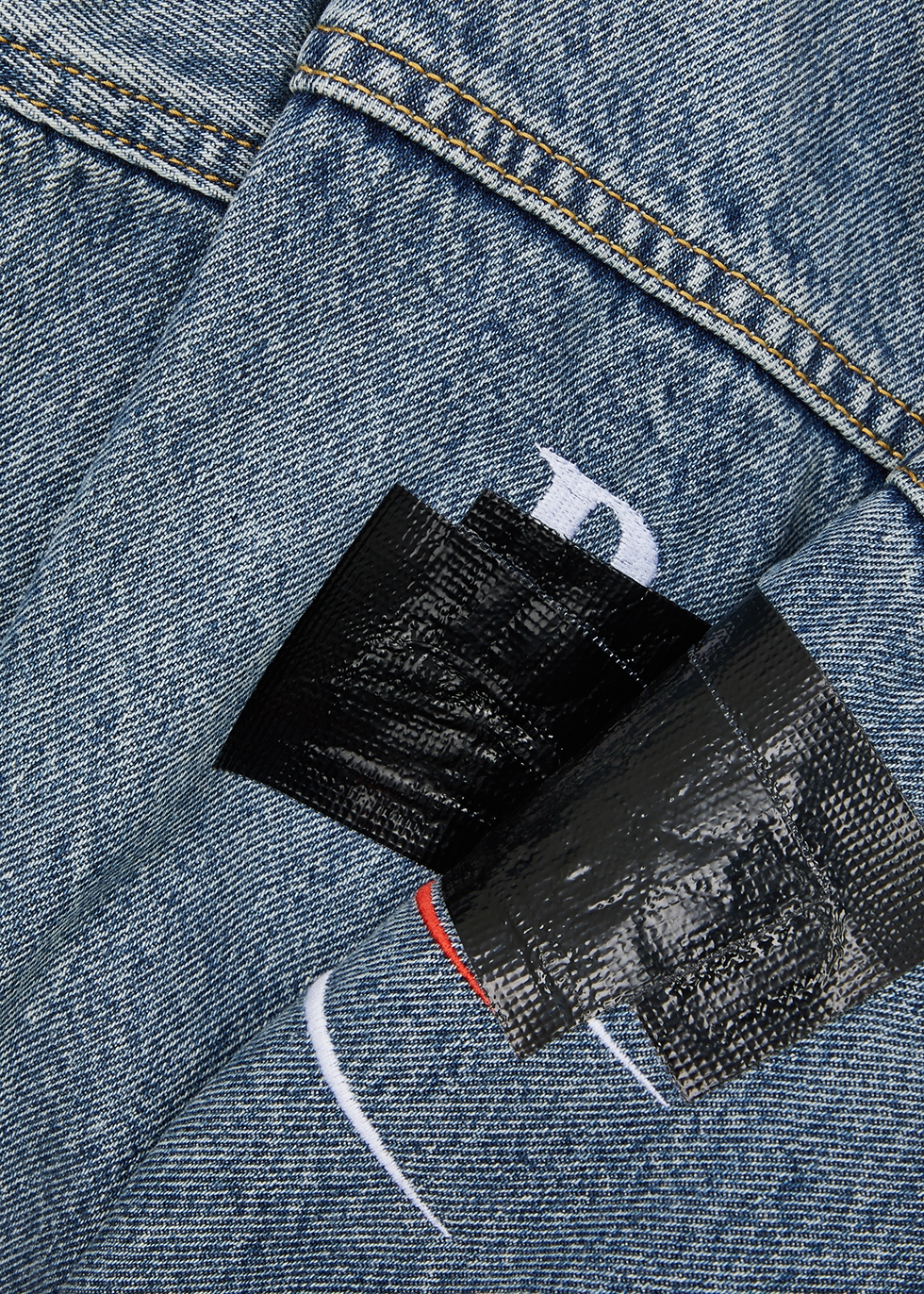 BALENCIAGA denim jeans with allover logo  Stone Washed  Balenciaga jeans  600235TJW90 online on GIGLIOCOM