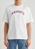 University logo-embroidered cotton T-shirt - Axel Arigato