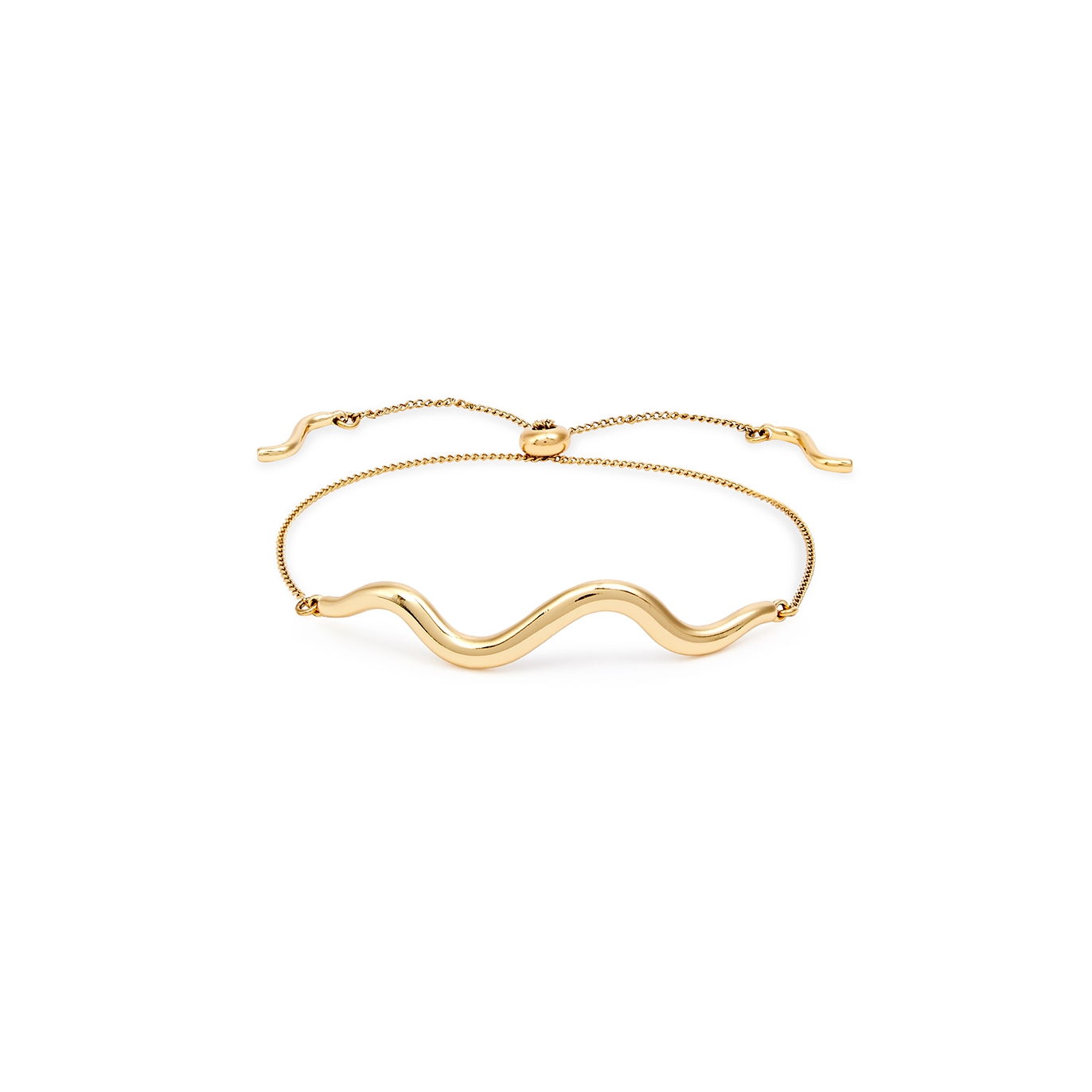 Jenny Bird Squiggle Gold-plated Bracelet