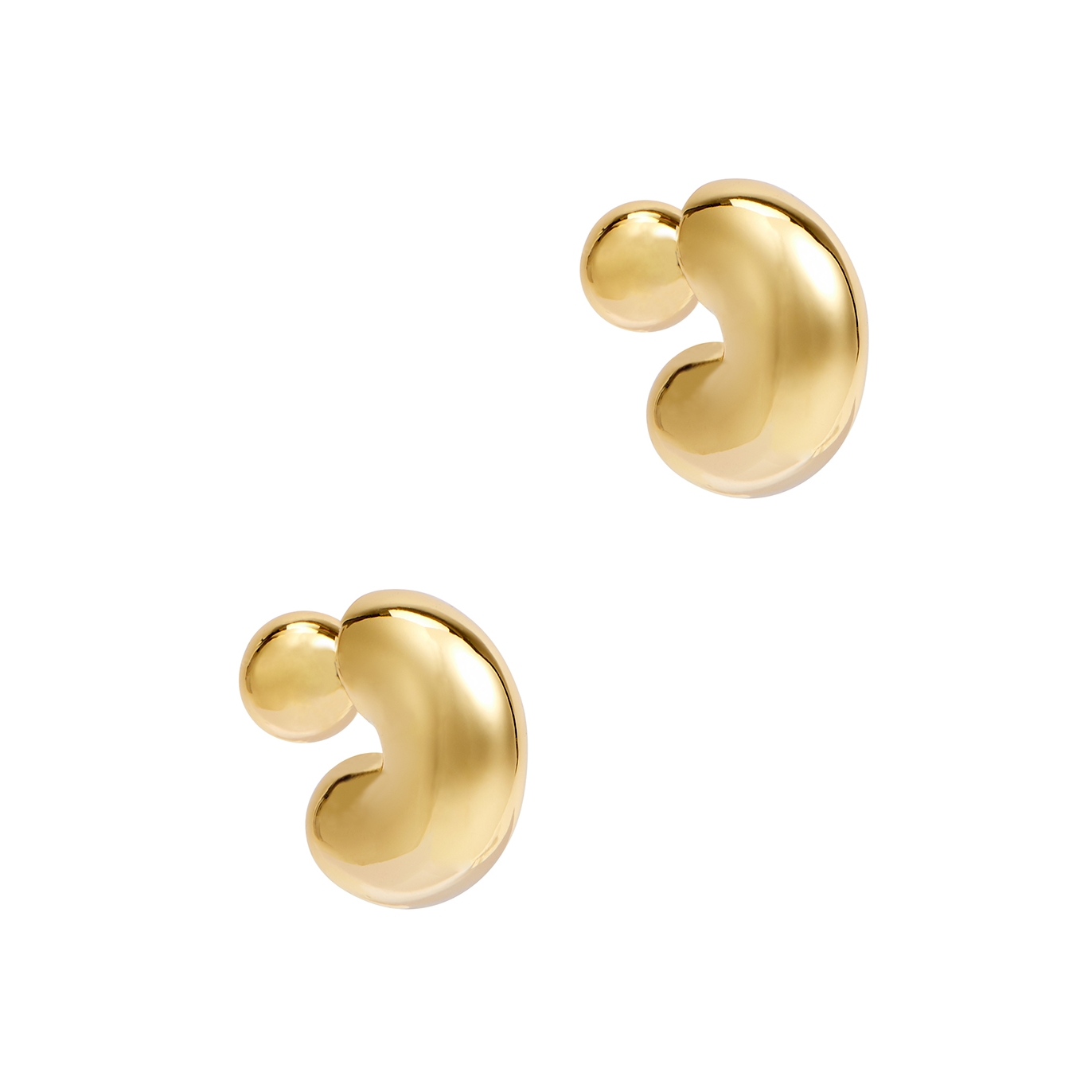 Jenny Bird Tome Medium 14kt Gold-dipped Hoop Earrings