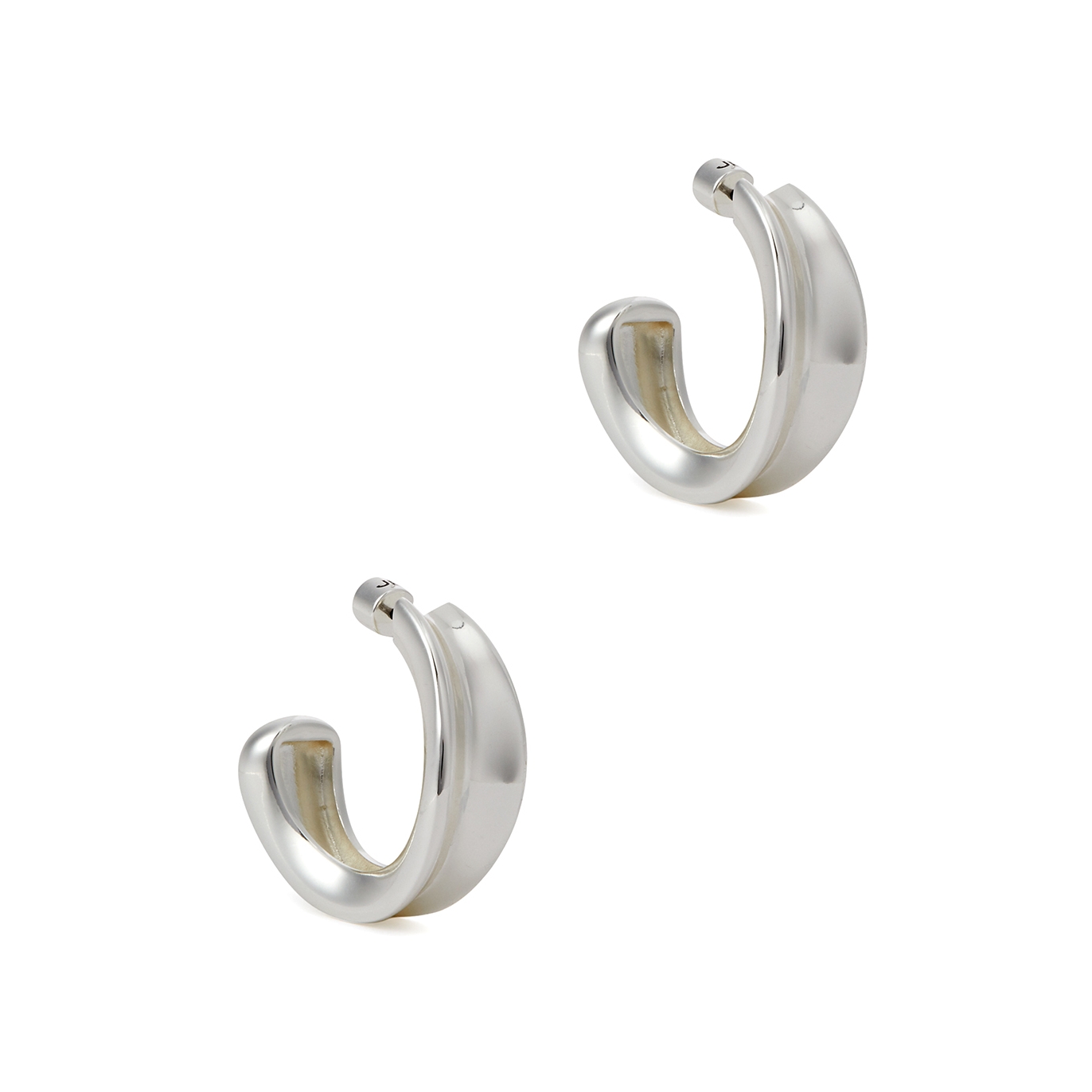 Jenny Bird Doune Silver-dipped Hoop Earrings