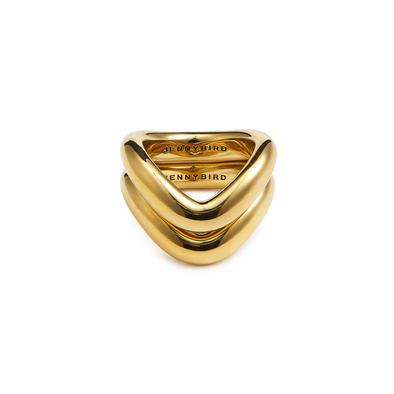 Jenny Bird Ola Ring - Set Of Two - Gold - 8