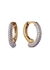 Chaos small gold vermeil hoop earrings - Otiumberg