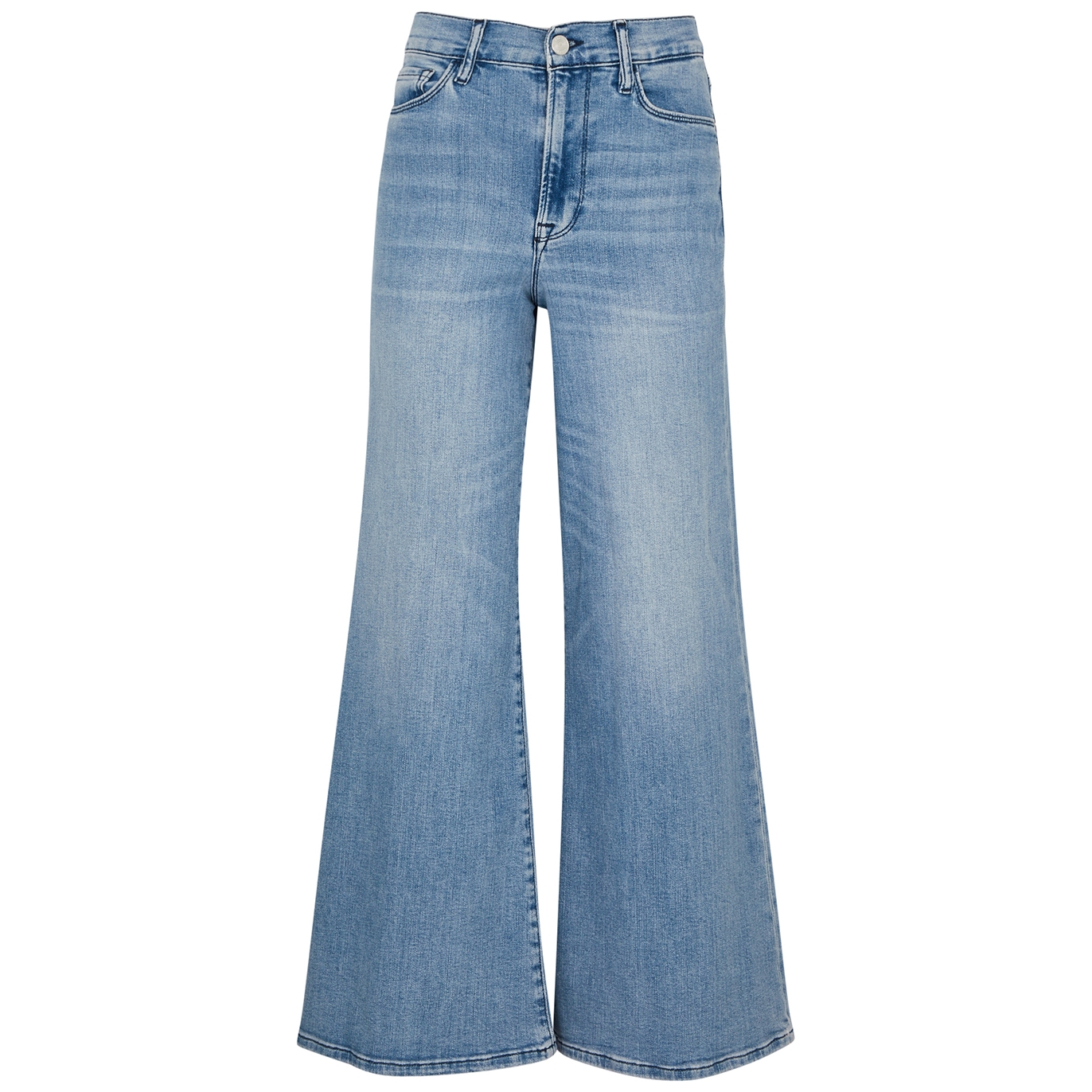 Frame Le Palazzo Cropped Flared Jeans