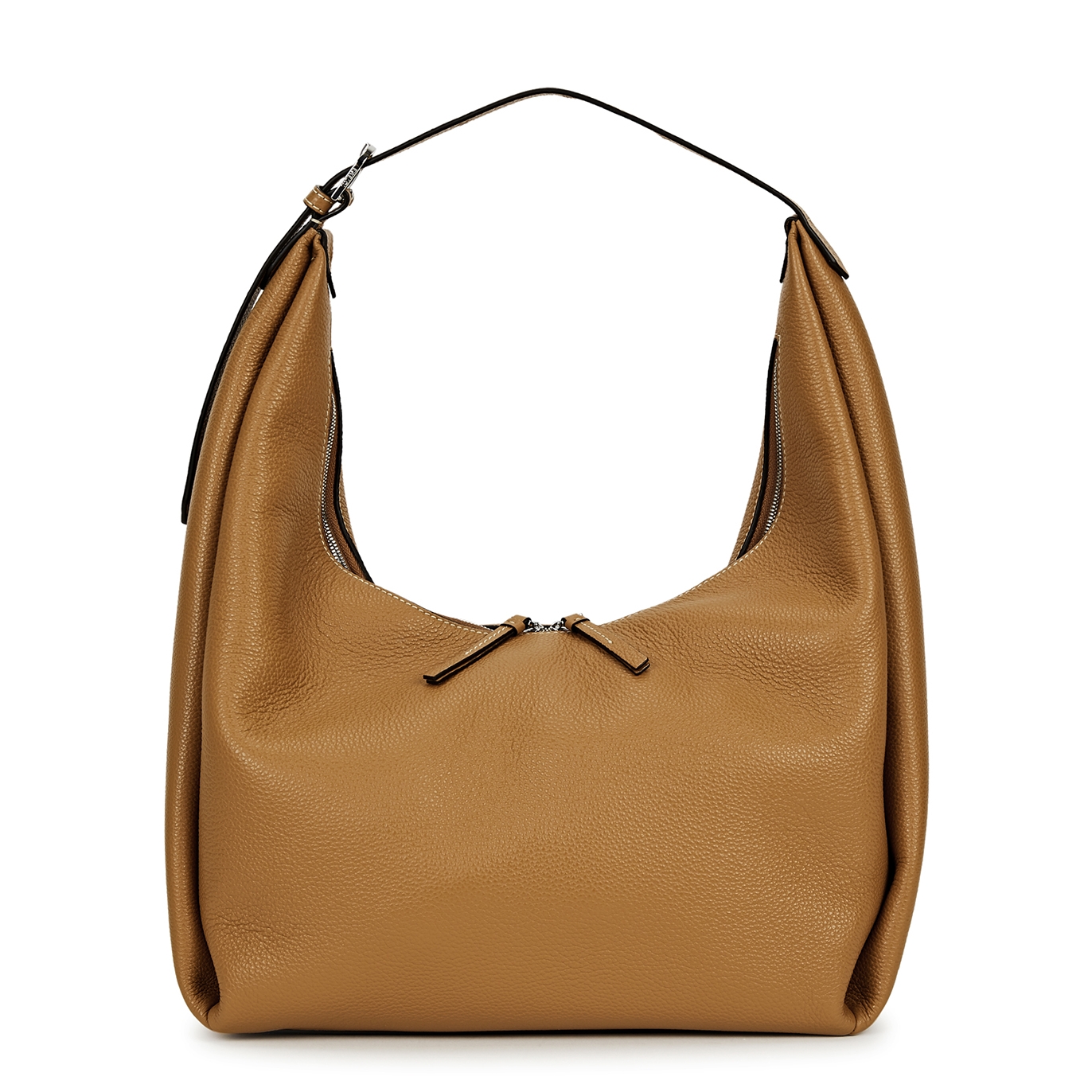 Totême Grained Leather Tote In Tan | ModeSens