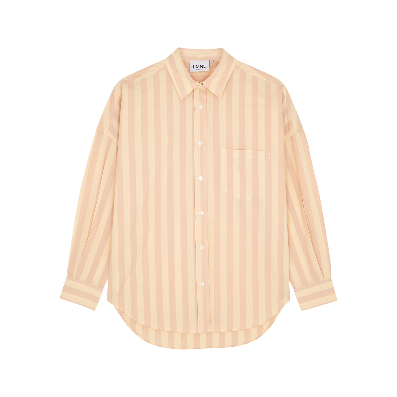 Lmnd Lemonade Chiara Striped Cotton-poplin Shirt
