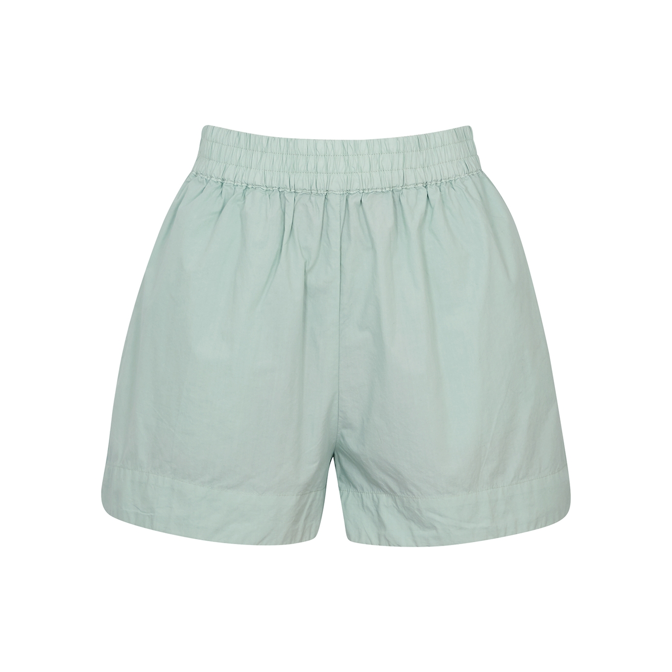 Lmnd Lemonade Chiara Cotton-poplin Shorts, Shorts, Sage