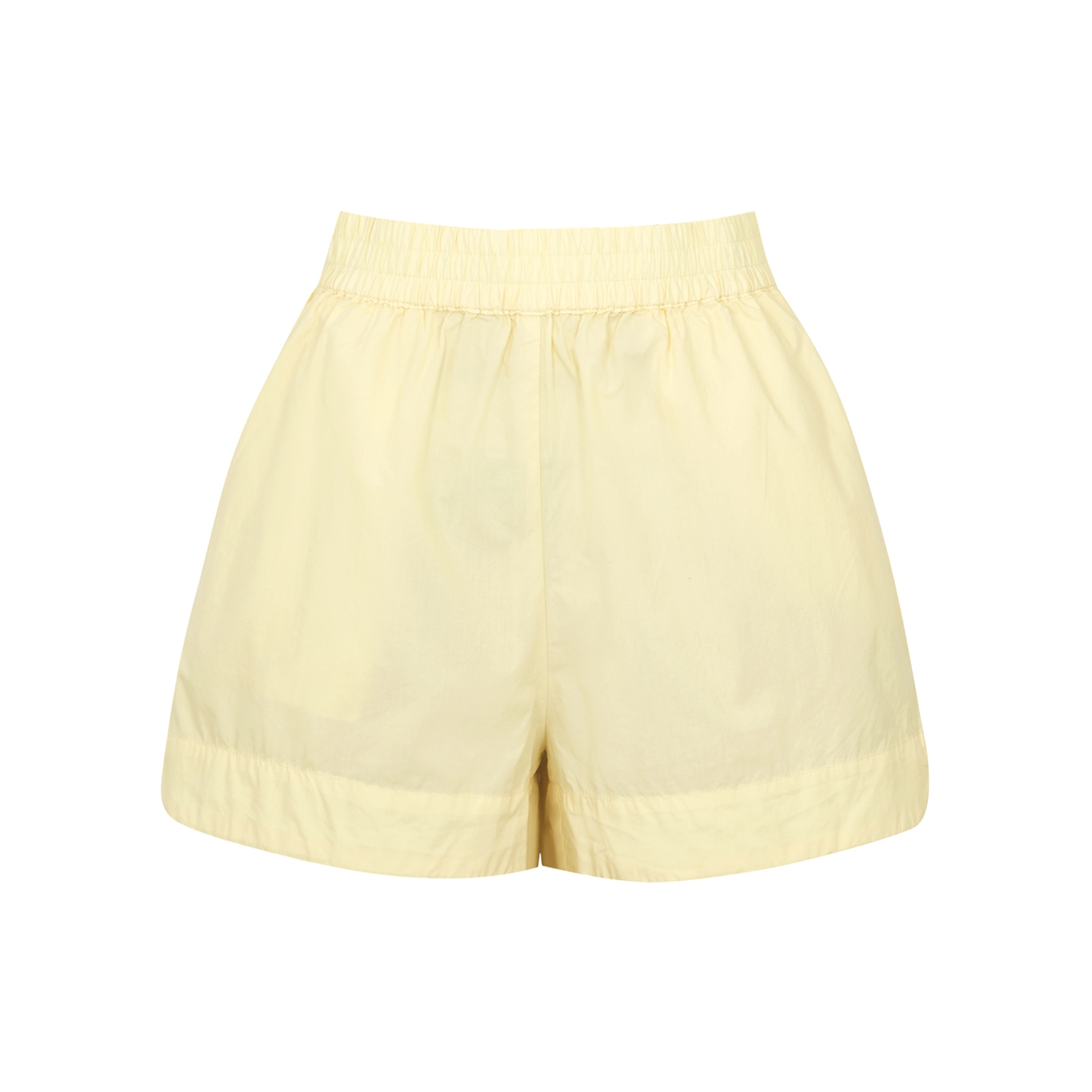 Lmnd Lemonade Chiara Cotton-poplin Shorts, Shorts, Yellow