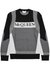 Logo-intarsia panelled cotton-blend jumper - Alexander McQueen