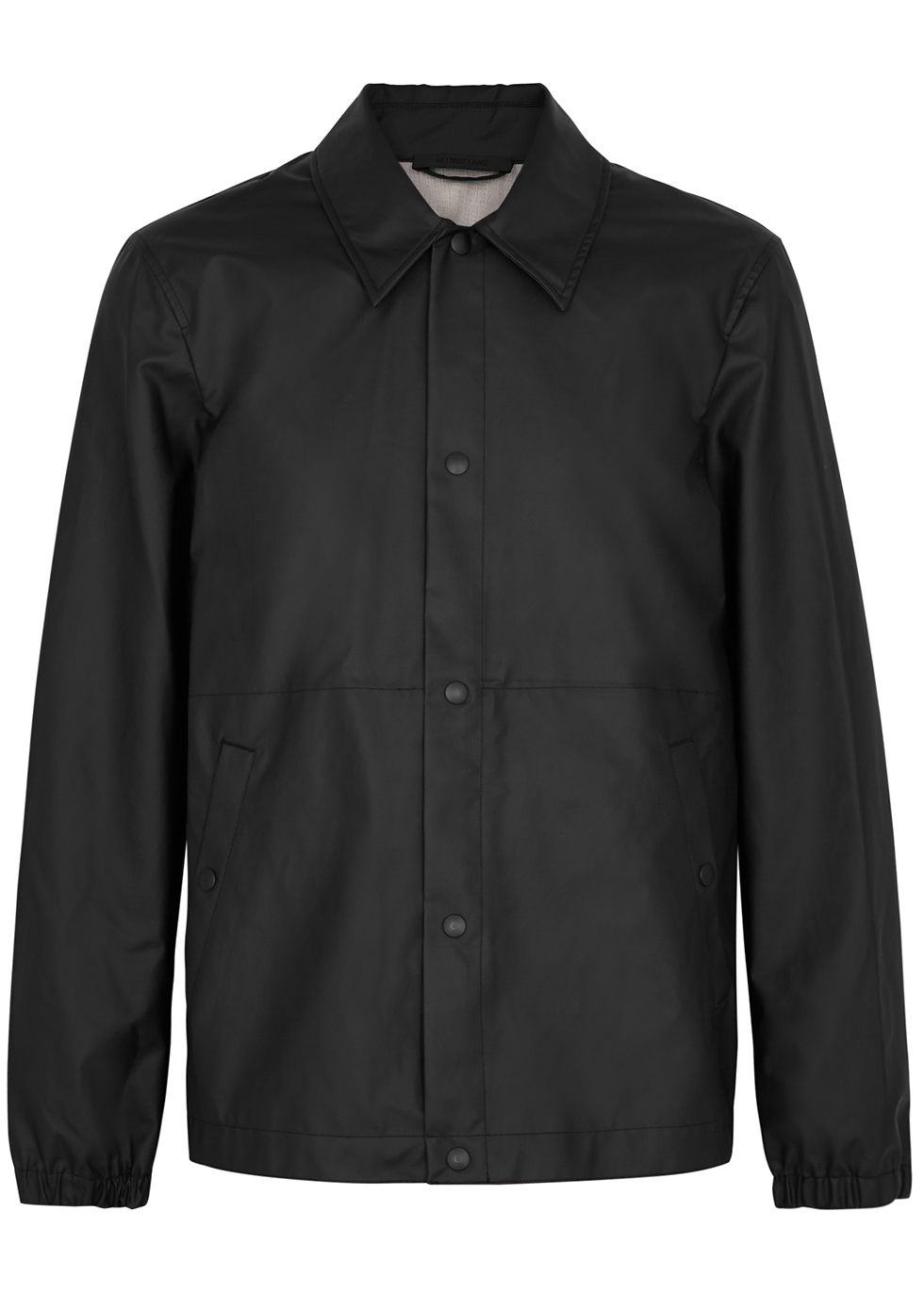 Helmut Lang Stadium logo-print rubberised jacket - Harvey Nichols