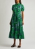 Queena floral-print stretch-cotton midi dress - Diane von Furstenberg