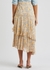 Kaneli printed silk midi skirt - Veronica Beard