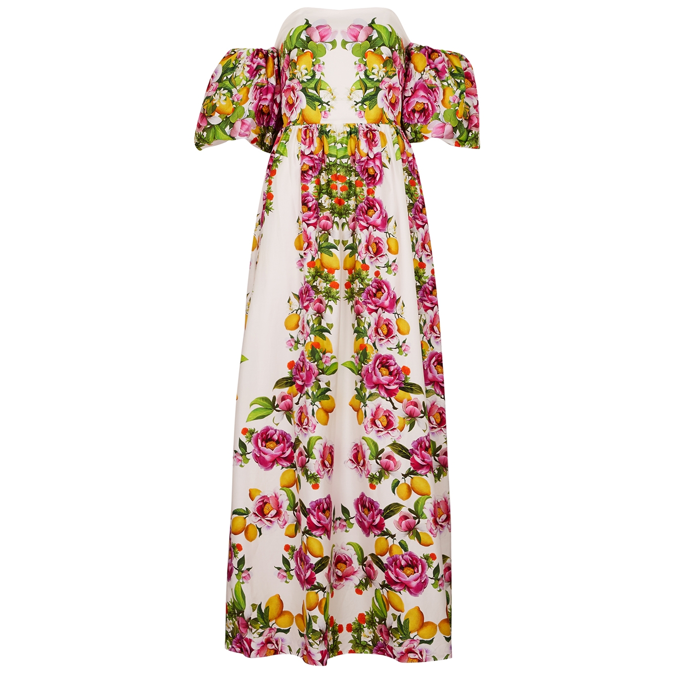 Borgo De Nor Juliet Floral-print Cotton Maxi Dress