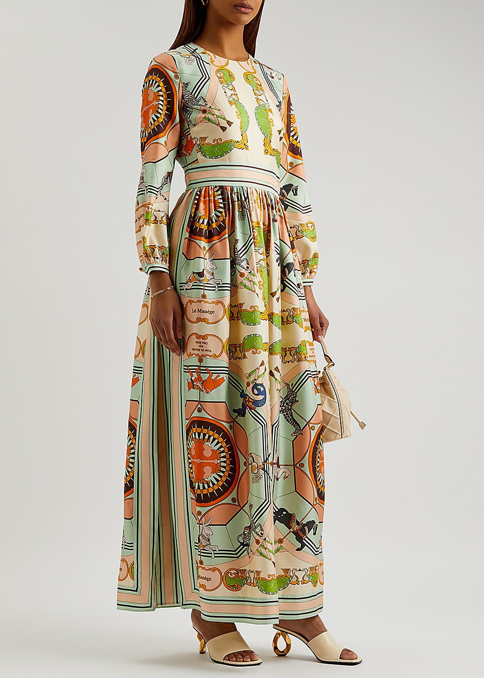 Tory Burch Printed silk maxi dress - Harvey Nichols