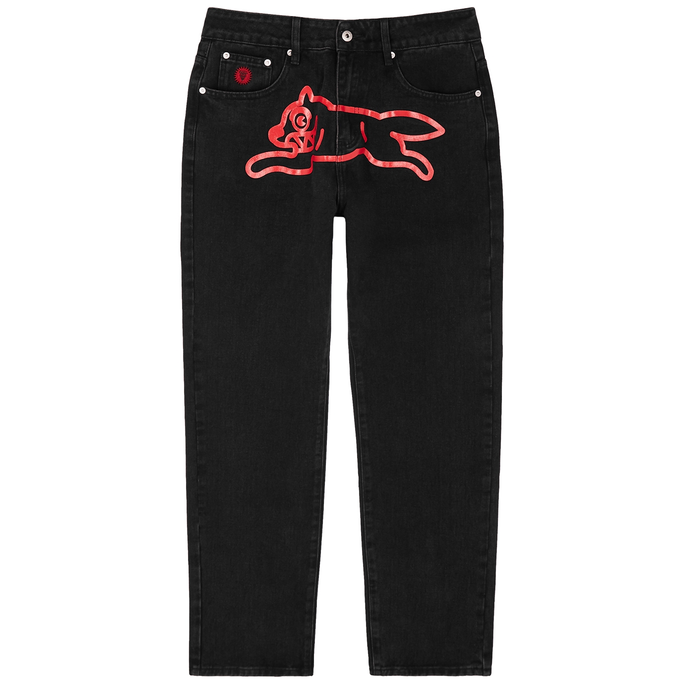 Black And Red Jeans