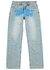 Cursive logo slim-leg jeans - Billionaire Boys Club