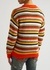 Striped distressed cotton-blend jumper - Dsquared2