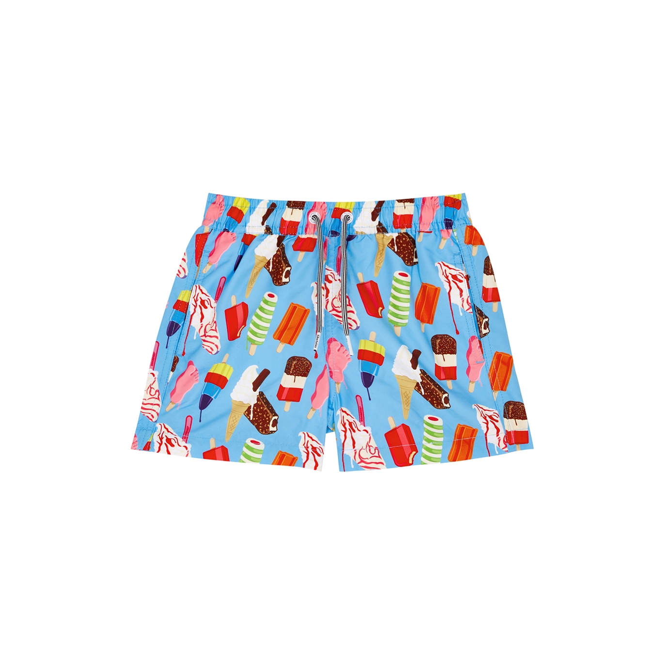 Boardies Kids Ice Cream Printed Shell Swim Shorts In Blue Other