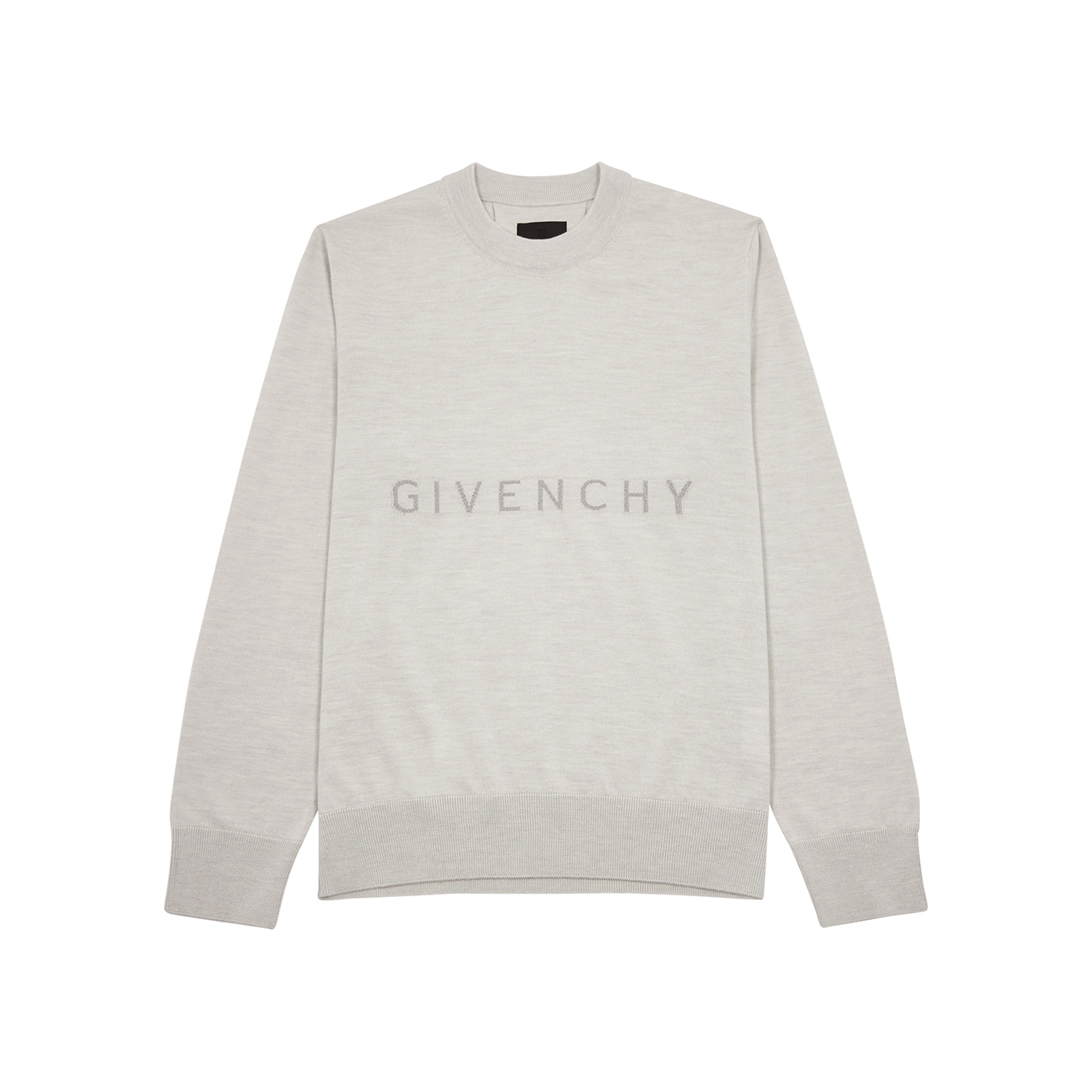 Givenchy Logo-intarsia Wool Jumper - Grey - S