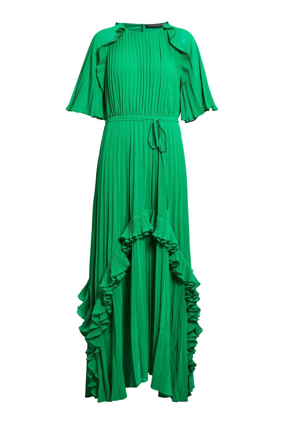 Marina Rinaldi Pleated georgette dress - Harvey Nichols