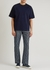 FF-jacquard straight-leg jeans - Fendi