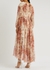 Devi floral-print silk-georgette maxi dress - Zimmermann