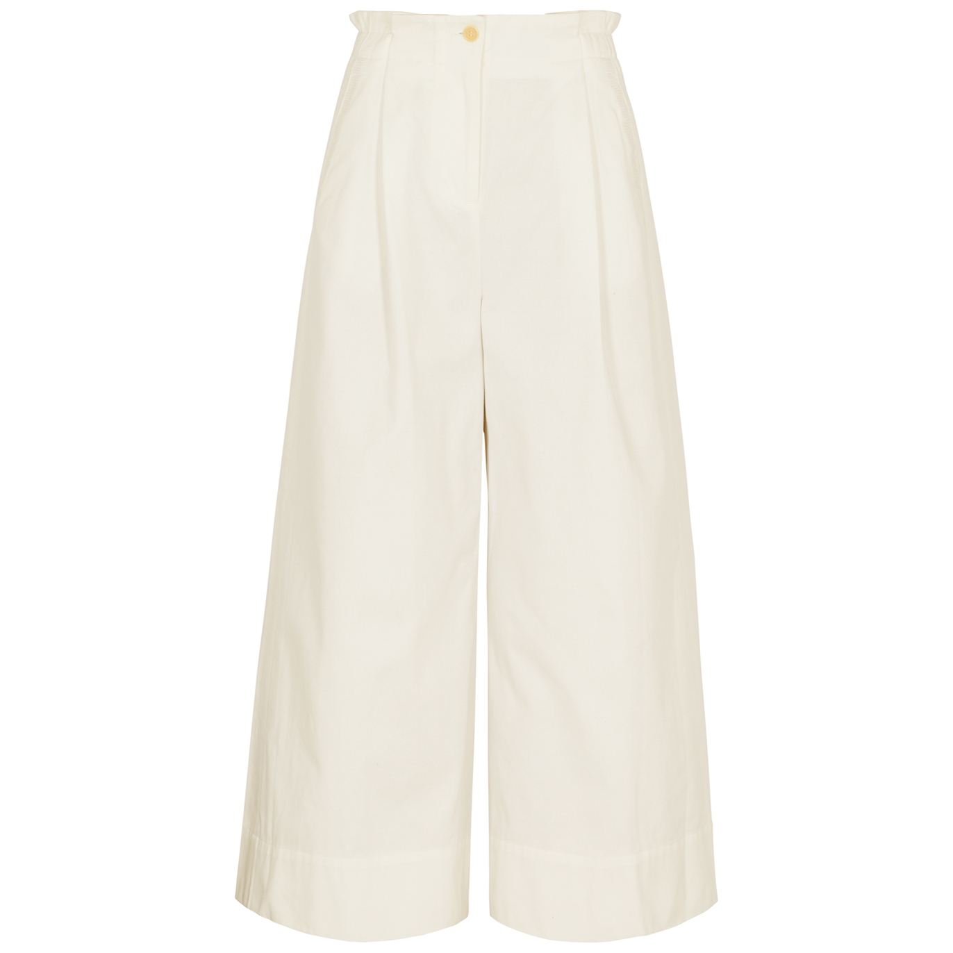MERLETTE MERLETTE SARGENT CROPPED COTTON TROUSERS