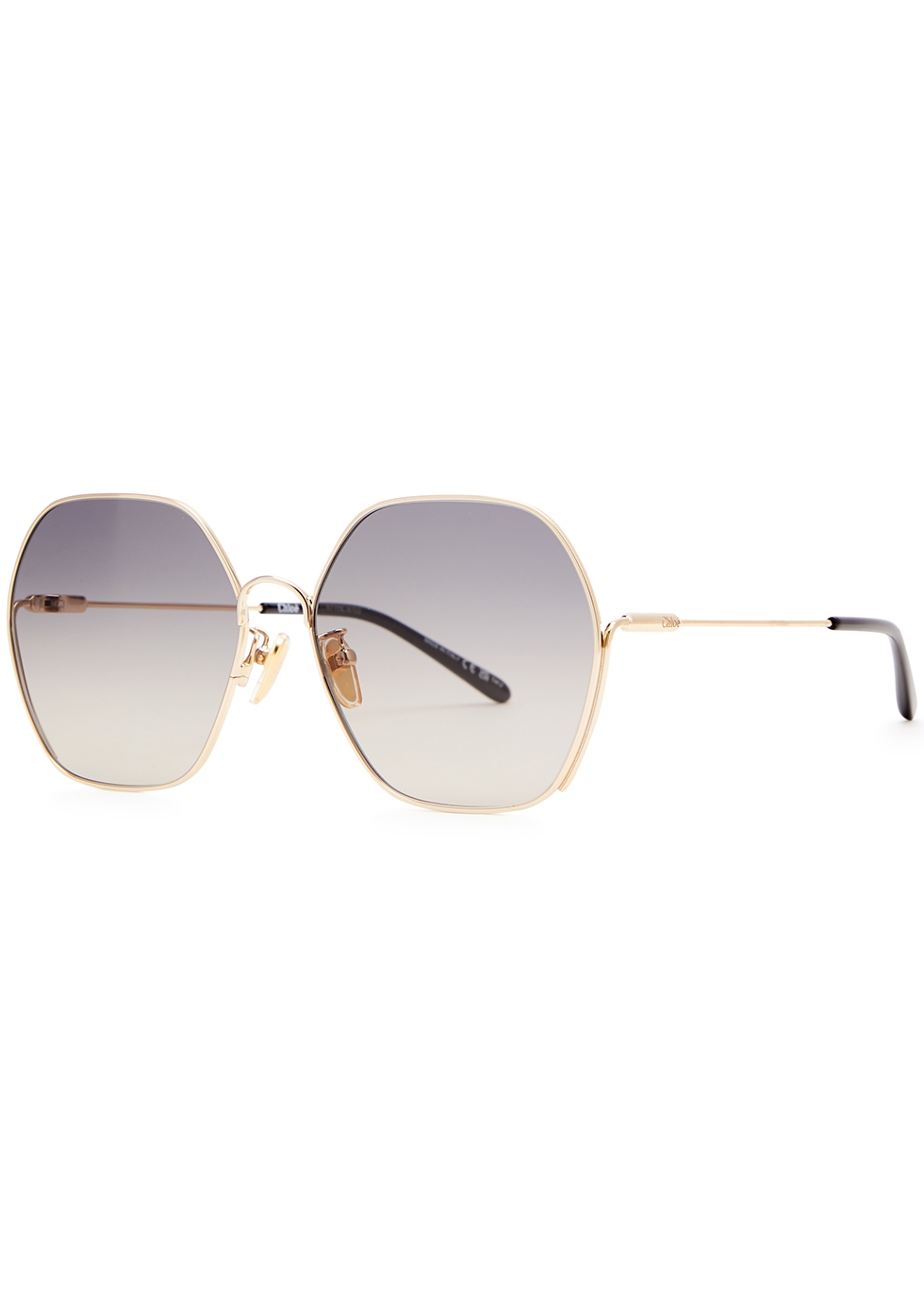 Chloé Hexagonal-frame sunglasses - Harvey Nichols