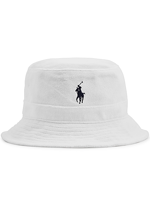 Polo Ralph Lauren Logo-embroidered terry bucket hat - Harvey Nichols