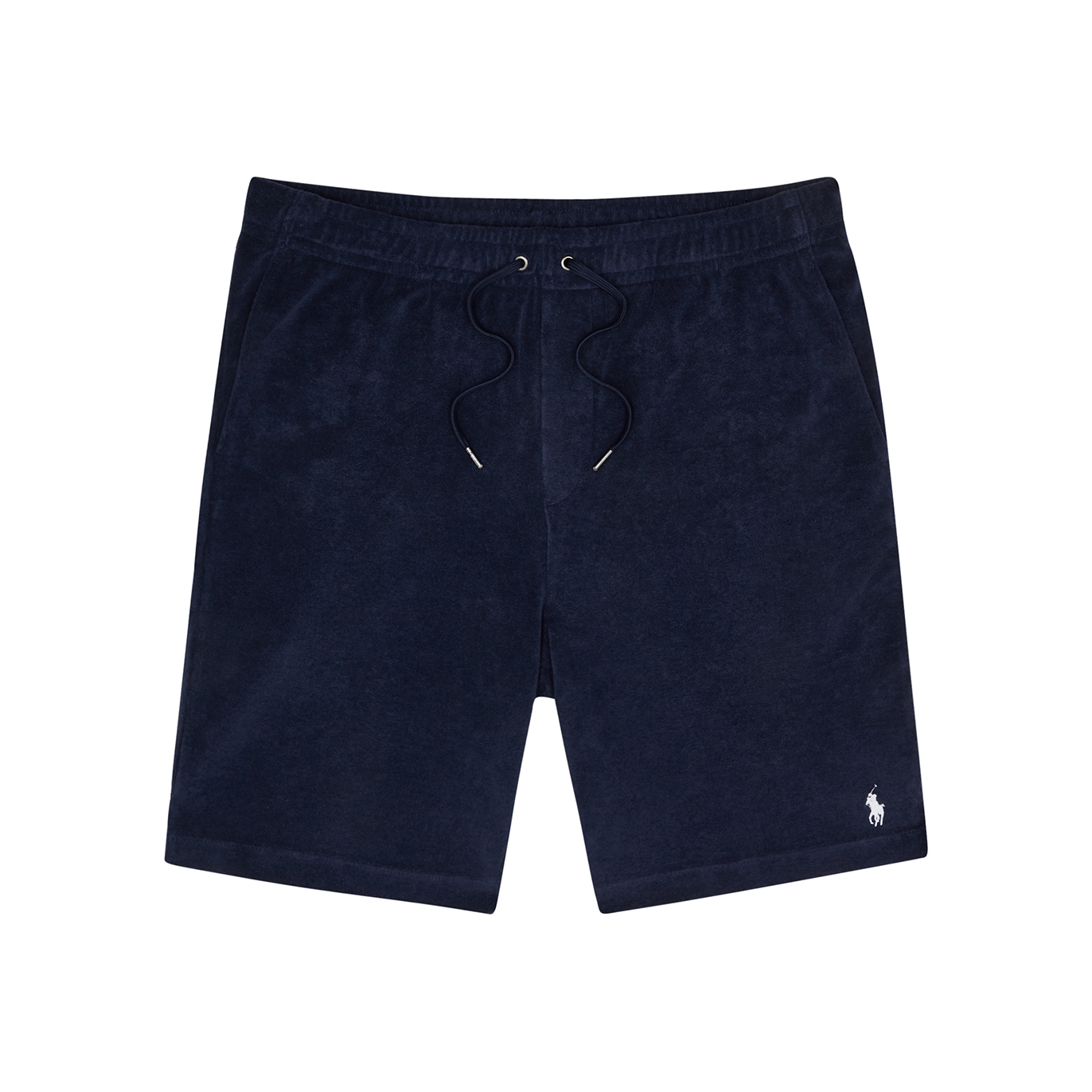 Polo Ralph Lauren Logo-embroidered Terry-cotton Shorts - Navy - L