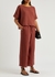 Cropped cotton-gauze trousers - EILEEN FISHER