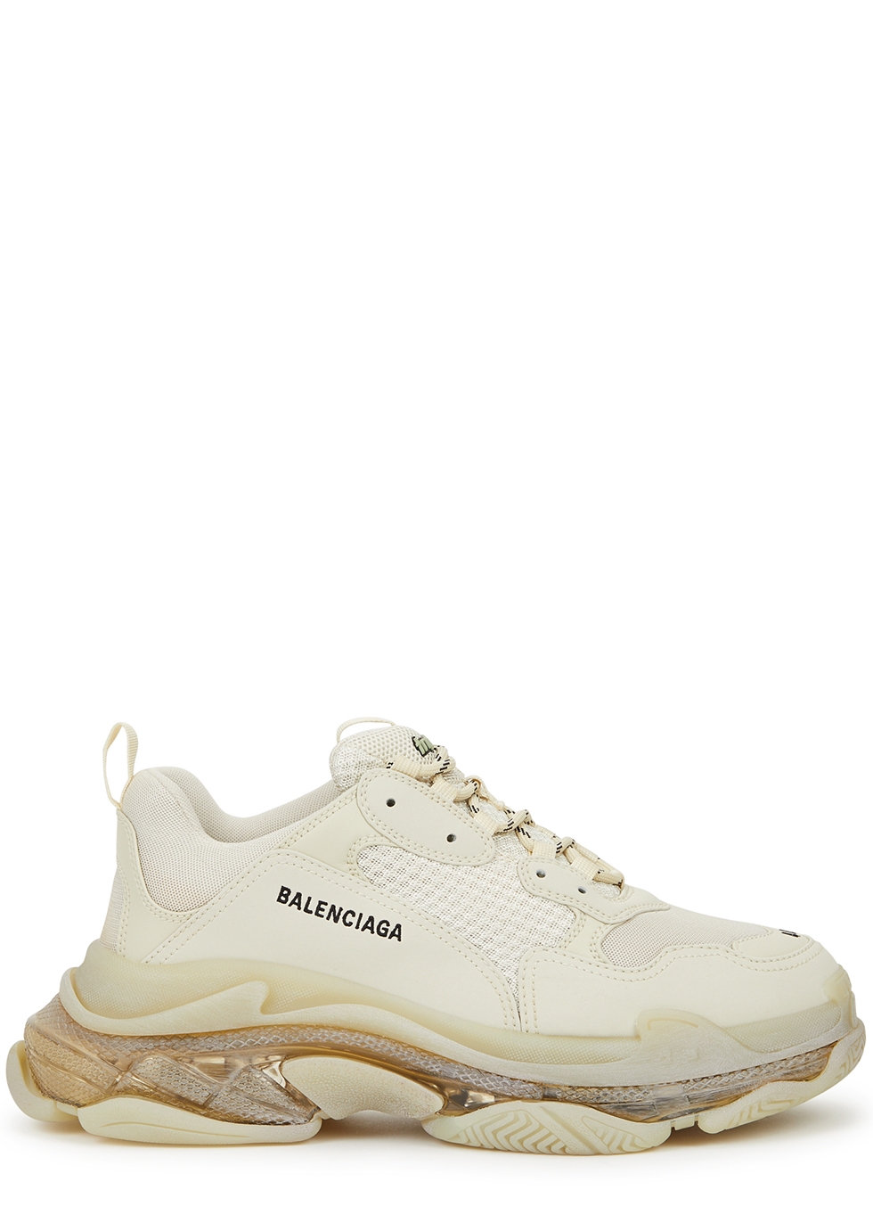 BALENCIAGA Triple S logoembroidered faux leather faux nubuck and mesh  sneakers  NETAPORTER