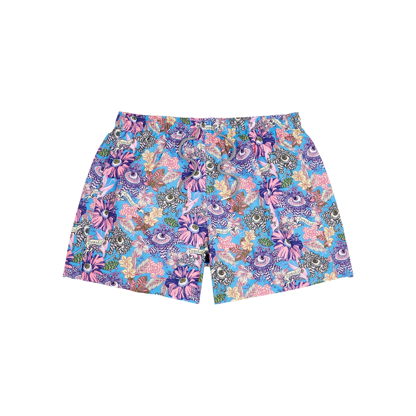Boardies Tropical Eyeballs Printed Shell Swim Shorts - Blue
