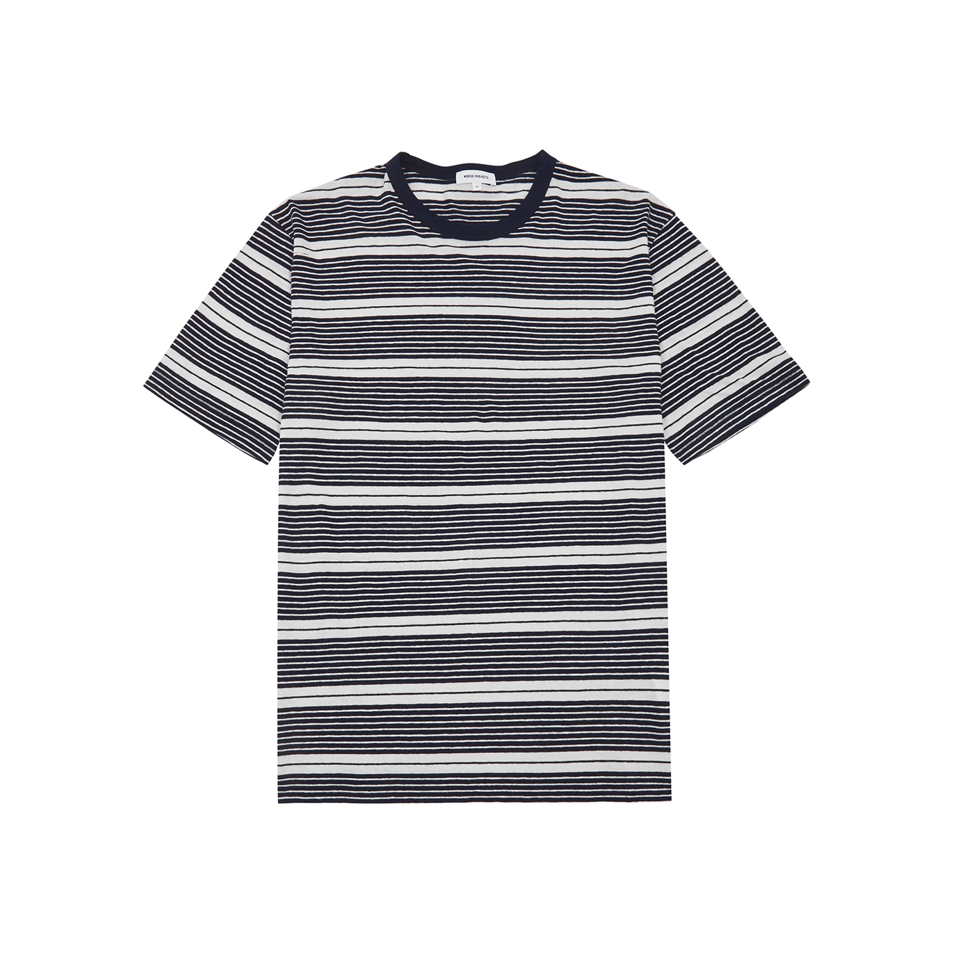NORSE PROJECTS JOHANNES STRIPED COTTON-BLEND T-SHIRT
