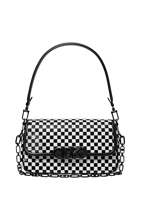 MICHAEL Michael Kors Parker medium sequined checkerboard shoulder bag -  Harvey Nichols
