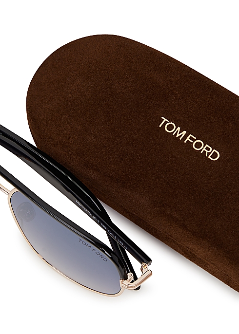 Tom Ford Maxwell mirrored aviator-style sunglasses - Harvey Nichols