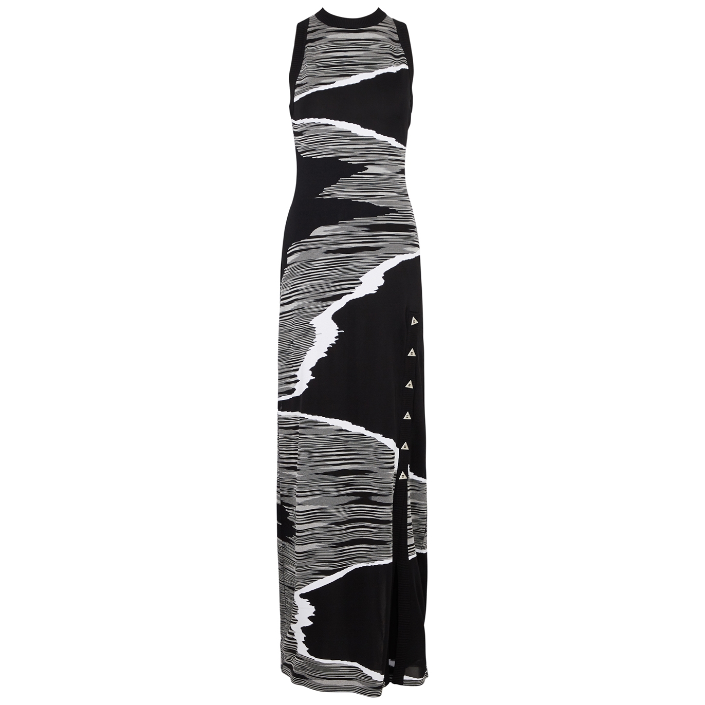 MISSONI SPACE-DYED KNITTED MAXI DRESS