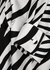 Zebra-print silk-twill shirt - Gucci