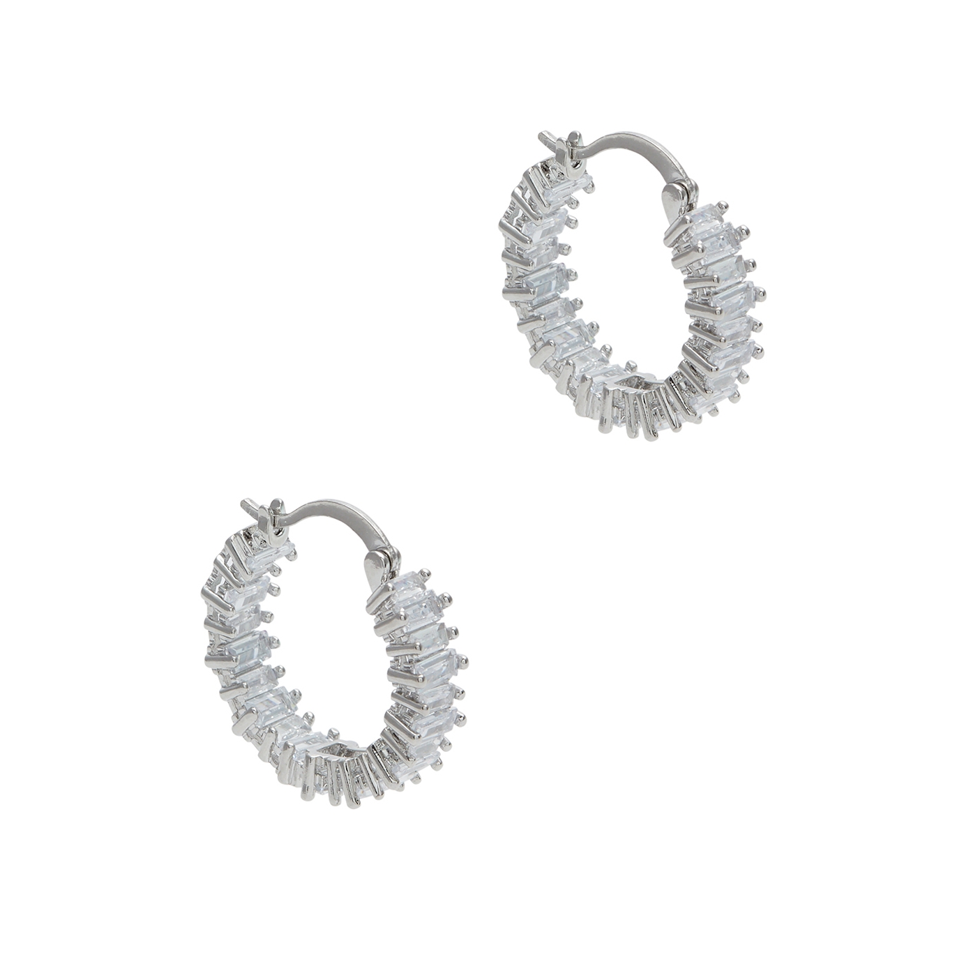 Fallon Crystal-embellished Hoop Earrings