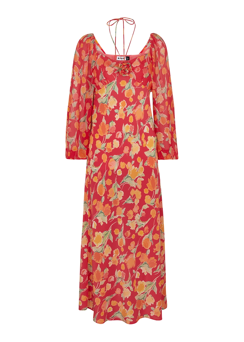 Rixo Jeanie floral-print silk midi dress - Harvey Nichols