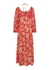 Jeanie floral-print silk midi dress - Rixo