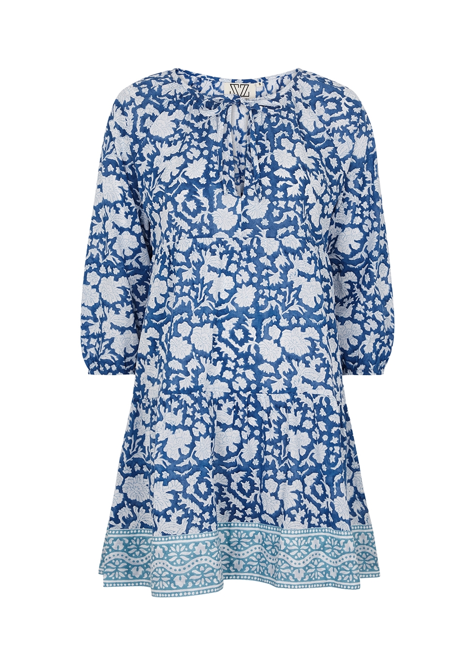 Sz Blockprints Priya Dress In Blue | ModeSens